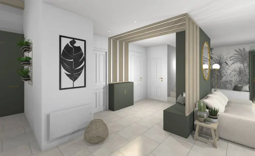 Entrée ouverte - Aménager un espace fonctionnel et stylé