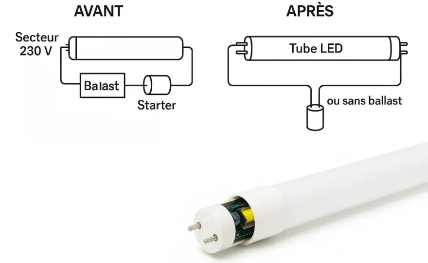 Ballast défectueux - Remplacer ou passer au LED? Guide complet