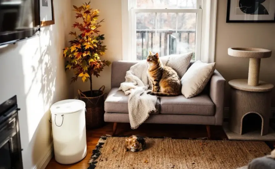 Canapé et chat - Le guide pour un choix malin et durable