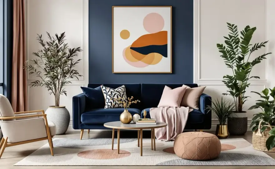 Bleu foncé en déco - Évitez les erreurs, sublimez votre intérieur