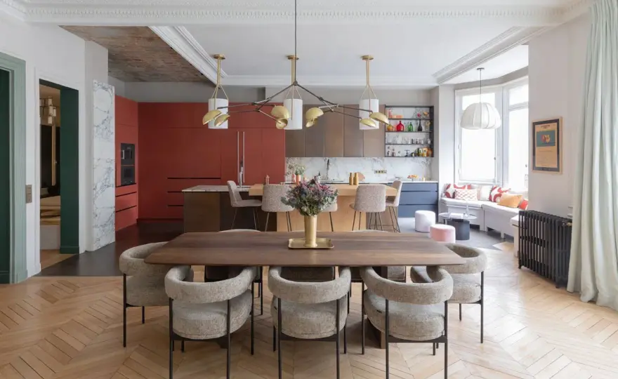 Salon-salle à manger moderne - Créez un espace chaleureux