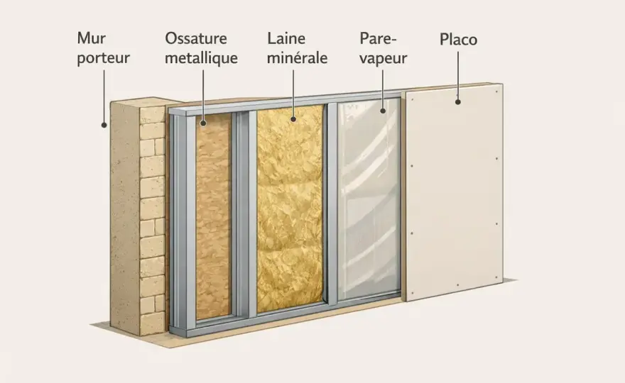 Isolation intérieure appartement - Guide complet pour 2026