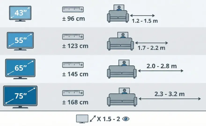 Hauteur prise TV murale - Le guide pour une installation parfaite