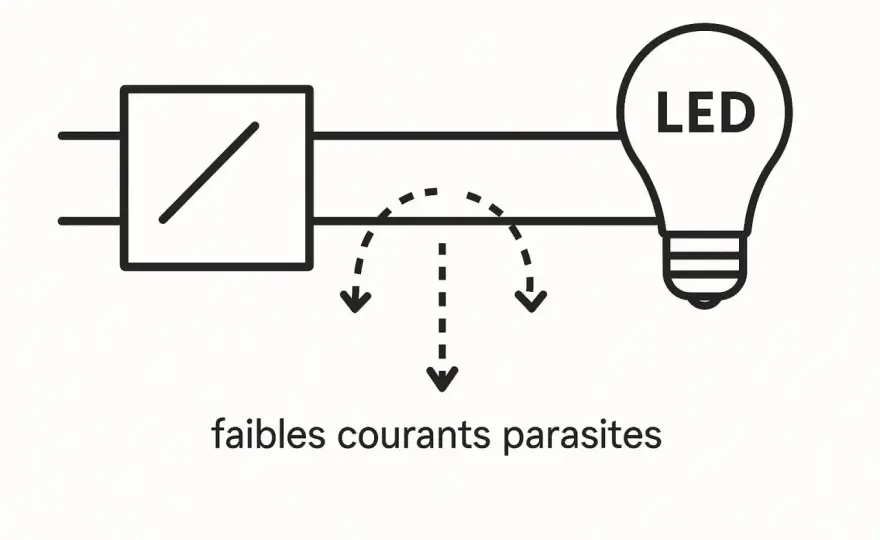 LED qui reste allumée - Causes et solutions efficaces