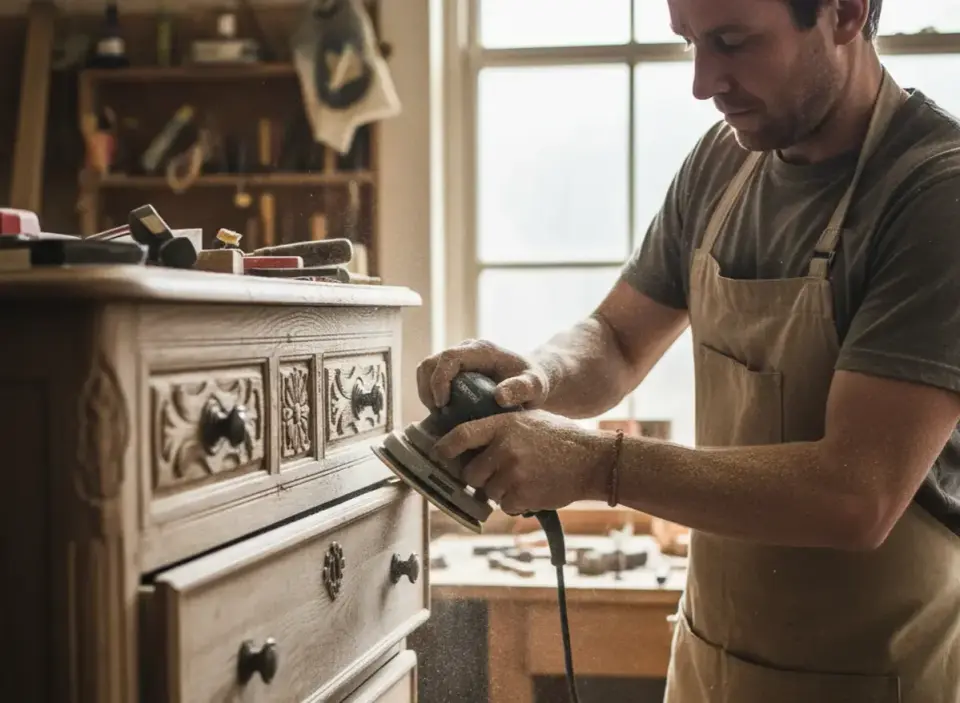 Poncer un meuble en bois - Le guide pour une rénovation réussie